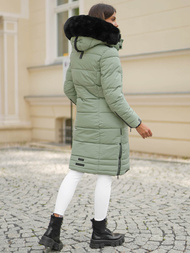 Dámska bunda mentolová OZONEE O/W377Z