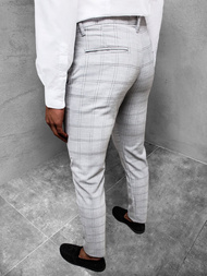 Pánske chino nohavice Sivé OZONEE DJ/5590