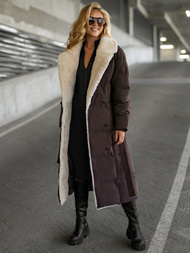 Dámska Bunda Čokoláda OZONEE JS/16M9168/158