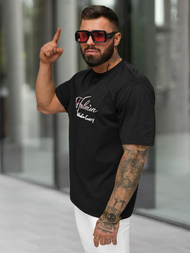 Pánske Tričko Čierne OZONEE O/YN2/632