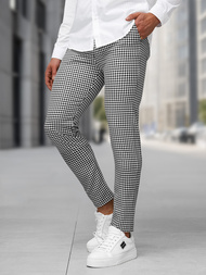 Pánske Nohavice Čiernobiele OZONEE DJ/5531Z