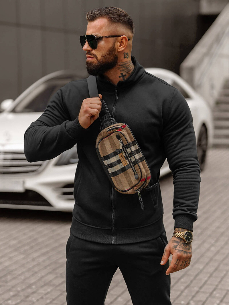 Pánska Tepláková Súprava Čierny OZONEE JS/68C10385/3Z