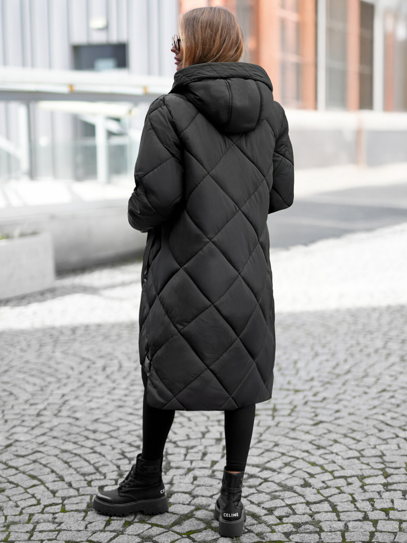 Dámska bunda čierna OZONEE JS/5M3168/392Z