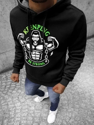 Pánska Mikina Čierna OZONEE JS/Y10068