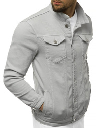 Pánska Riflová bunda Sivá OZONEE G/620