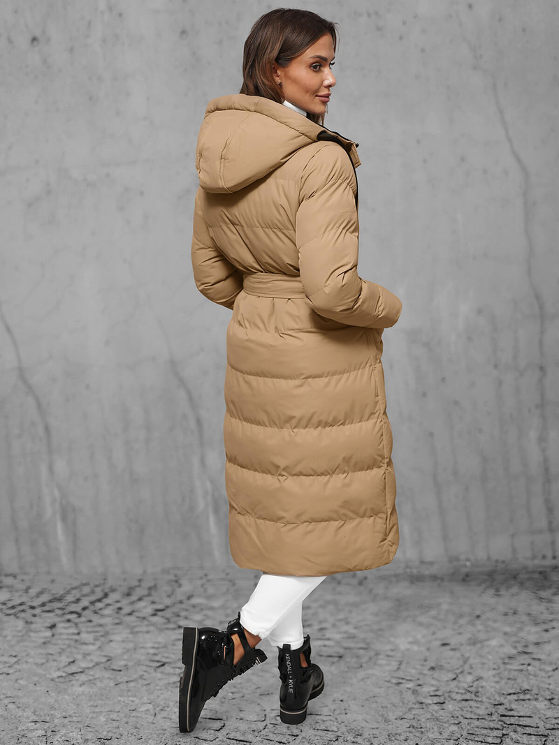 Dámska bunda camelová OZONEE JS/5M3178/84