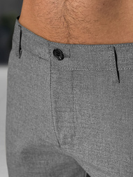 Pánske Chino Kraťasy Tmavo-Sivé OZONEE DJ/4400