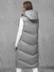 Dámska Vesta Sivé OZONEE JS/5M3183/105