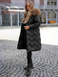 Dámska Zimná Bunda Čierna OZONEE O/5M3229/392