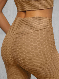 Dámska Dvojdielna Tepláková Súprava Camelový OZONEE O/22754Z