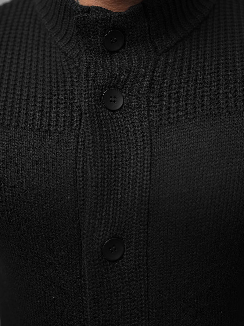 Pánsky Sveter Čierny OZONEE NB/MM6011/4