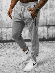 Pánske Tepláky Sivé OZONEE JS/8K212B