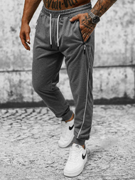 Pánske Tepláky Sivé OZONEE JS/8K193