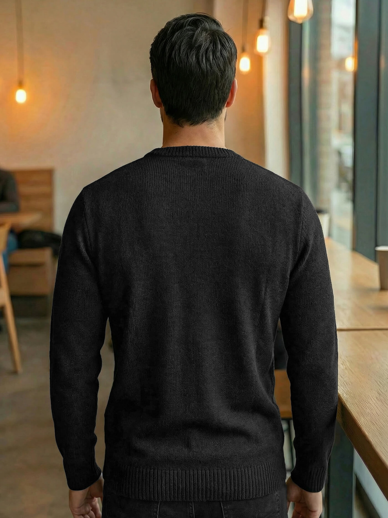 Pánsky Sveter Čierny OZONEE JS/59B3607/3