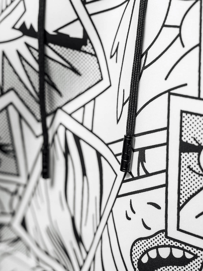 Pánska Mikina Biela OZONEE JS/8B1256/1