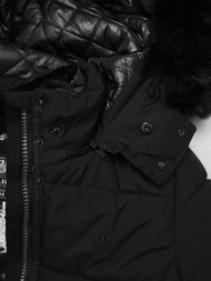 Dámska bunda čierna OZONEE O/W377Z