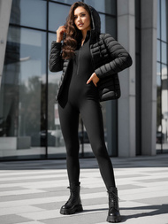 Dámska Bunda Čierna OZONEE JS/11Z8226Z