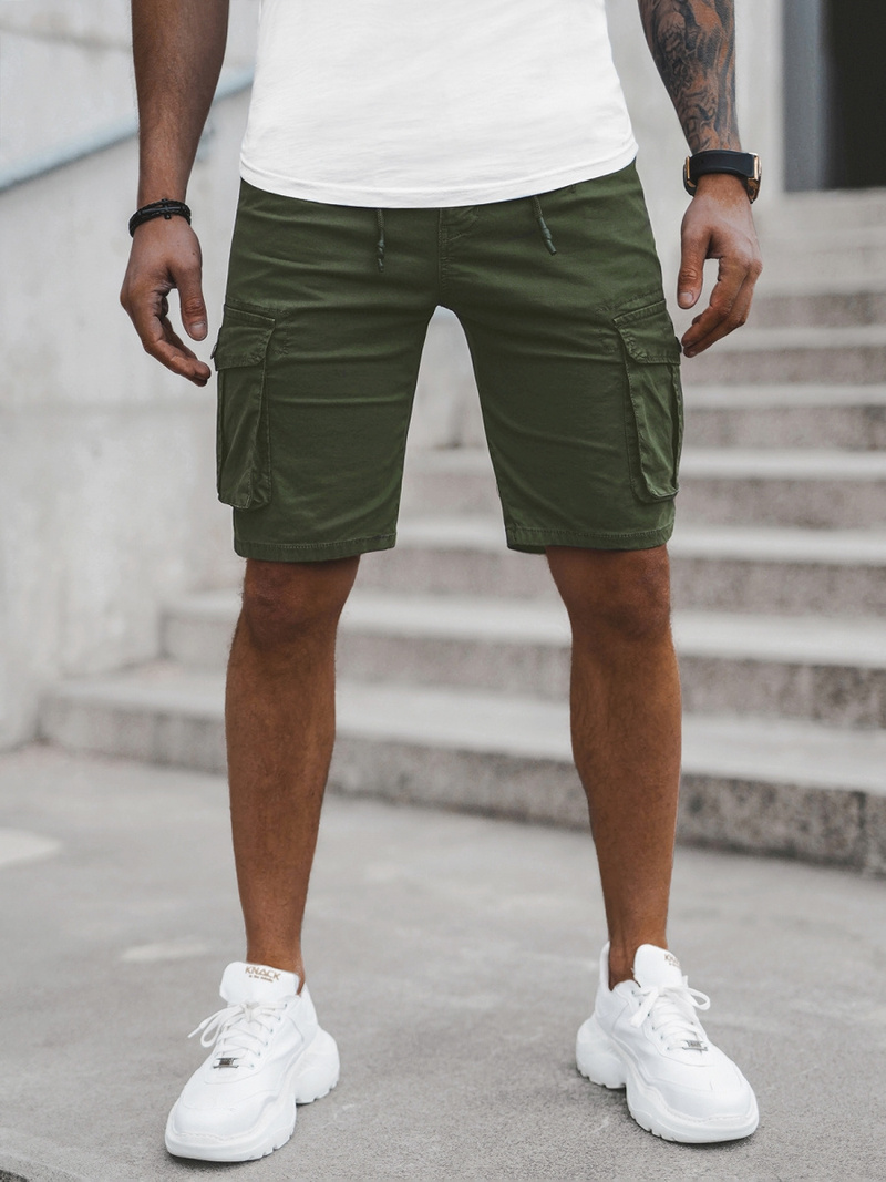 Pánske Chino Kraťasy Zelené OZONEE T/BB70011/3