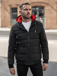 Pánska Bunda Čierna OZONEE JS/31M5003Z