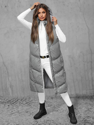 Dámska Vesta Sivé OZONEE JS/5M3183/105