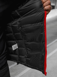 Pánska Bunda Čierna/2 OZONEE JB/JP1111