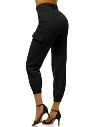 Dámske jogger nohavice Čierne OZONEE O/HM001