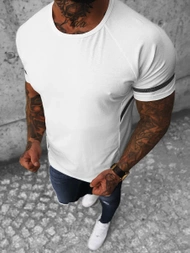 Pánske Tričko Biele OZONEE JS/S150/1Z