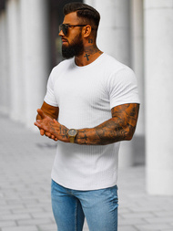 Pánske Tričko Biele OZONEE O/7766T