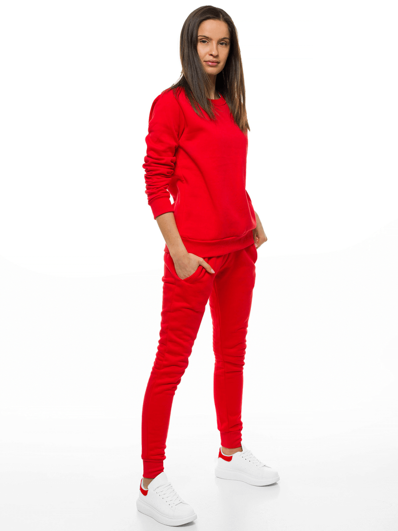 Dámske tepláky Červené OZONEE JS/CK01