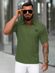 Pánska Polokošeľa Khaki OZONEE O/YN2/593