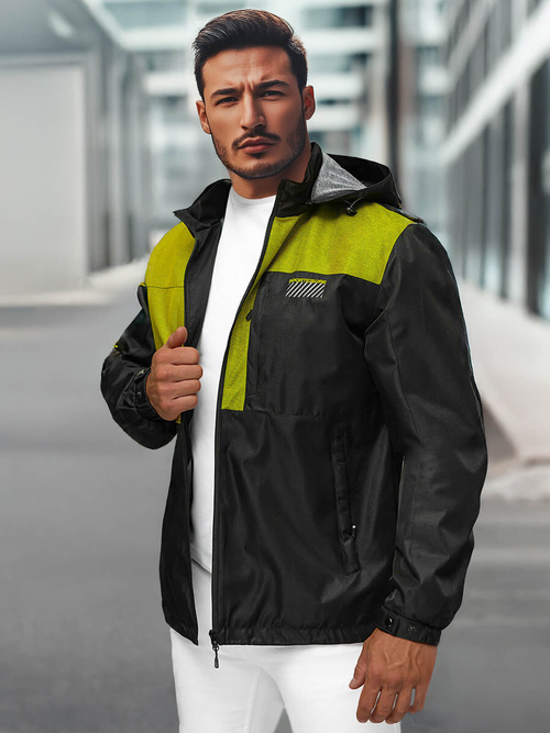 Pánska Bunda Čierna OZONEE JS/22M311/392Z