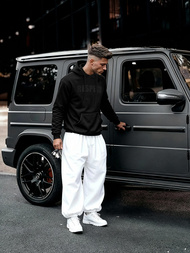 Pánska Mikina Čierna OZONEE JS/8B1968/3