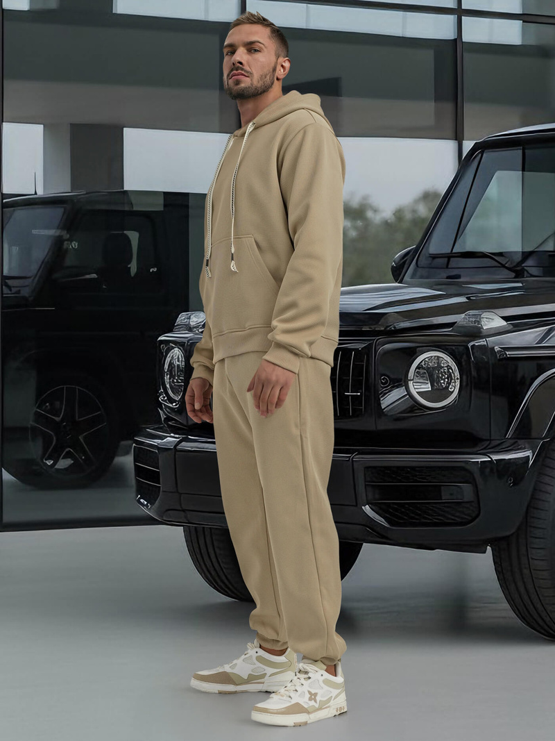 Pánska Tepláková Súprava Béžová OZONEE O/3C582AB