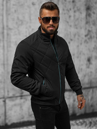 Pánska Bunda Čierna OZONEE JS/84M3022/392