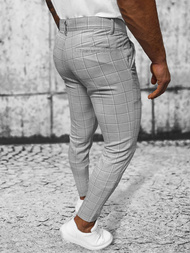 Pánske chino nohavice sivé OZONEE O/3000