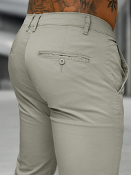 Pánske Nohavice Sivé OZONEE BL/SK222/5