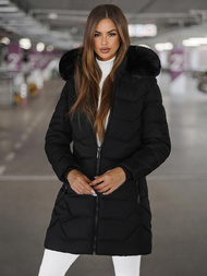 Dámska bunda čierna OZONEE JS/16M9121/392Z