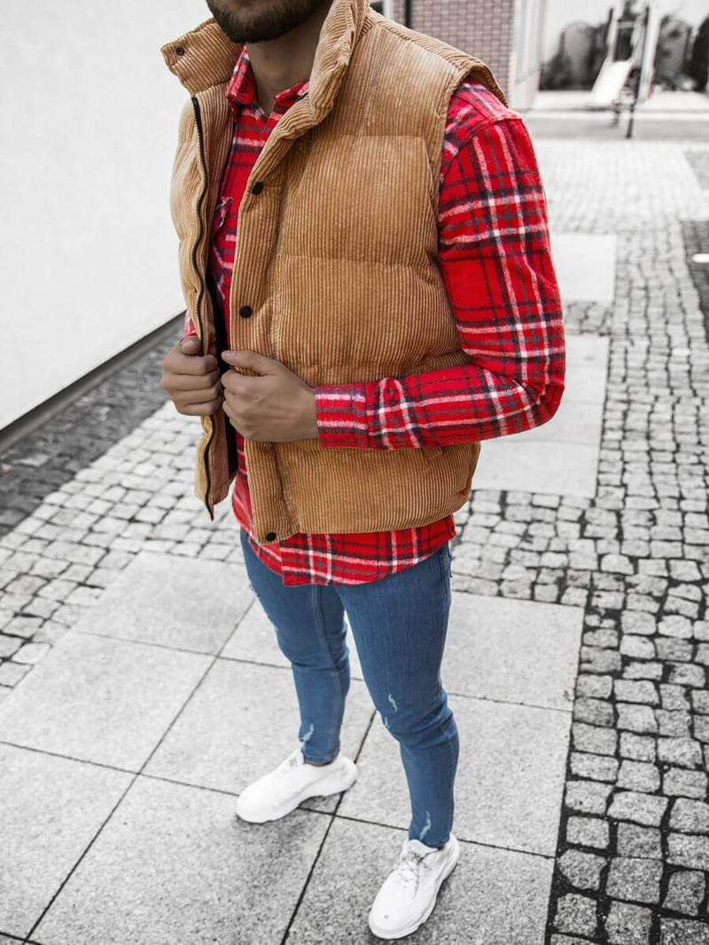 Pánska vesta Camelová OZONEE E/3950