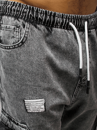 Pánske jogger nohavice Sivé OZONEE O/K153/17