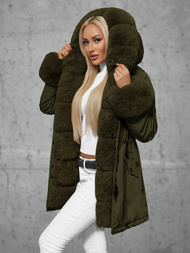 Dámska Zimná Bunda Zelená OZONEE JS/16M9062/136Z