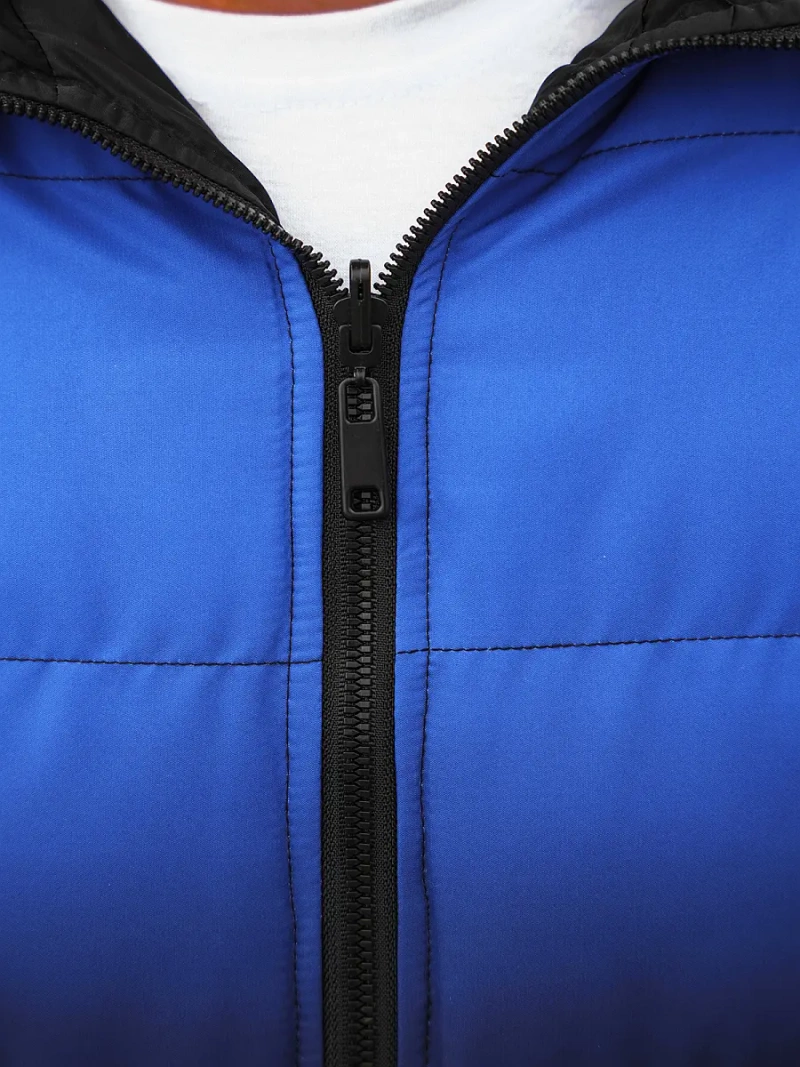 Pánska Obojstranná Bunda Modrá/Námornícka-Modrá OZONEE JS/M760/215