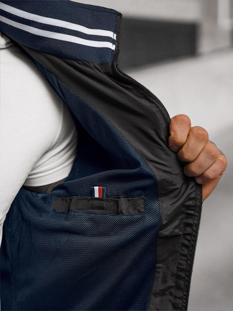 Pánska Bunda Čierna OZONEE JS/5M3101/392Z