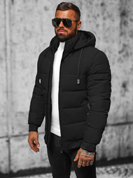 Pánska Bunda Čierna OZONEE JS/31M5006