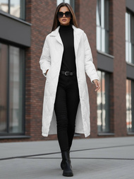 Dámska bunda biela OZONEE JS/5M3177/281Z