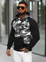 Pánska Mikina Sivé OZONEE JS/8B158/2