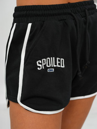 Dámska dvojdielna tepláková súprava čierno-bielé OZONEE JS/M58631AB