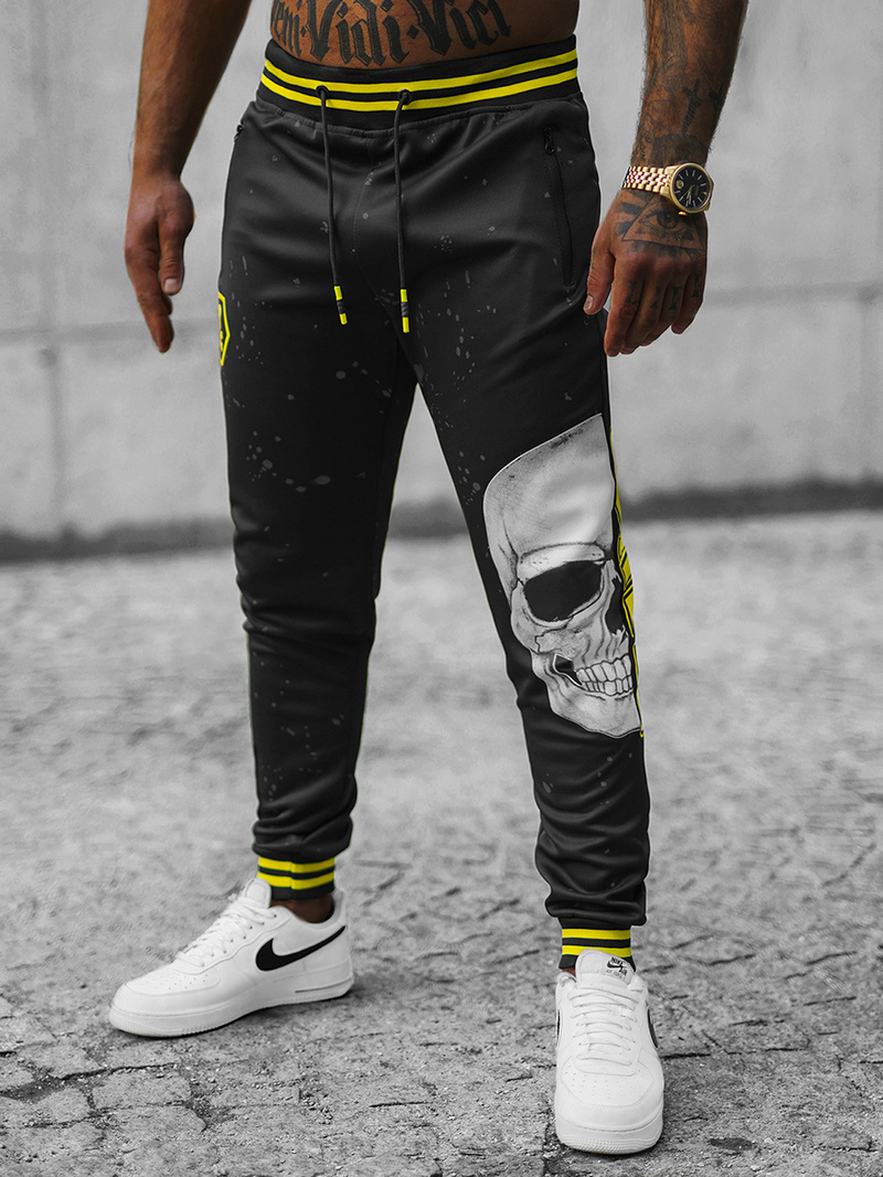 Pánske Tepláky Čierne OZONEE JS/K10228Z