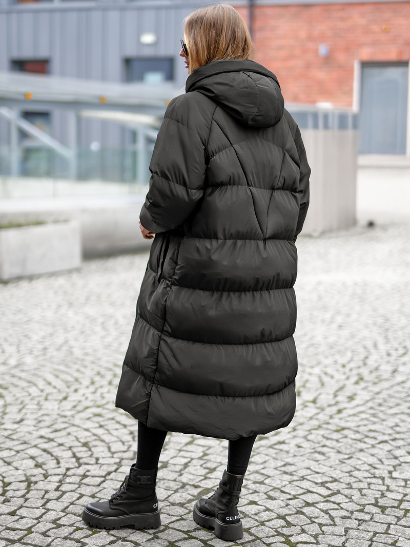 Dámska bunda čierna OZONEE JS/5M3163/392Z