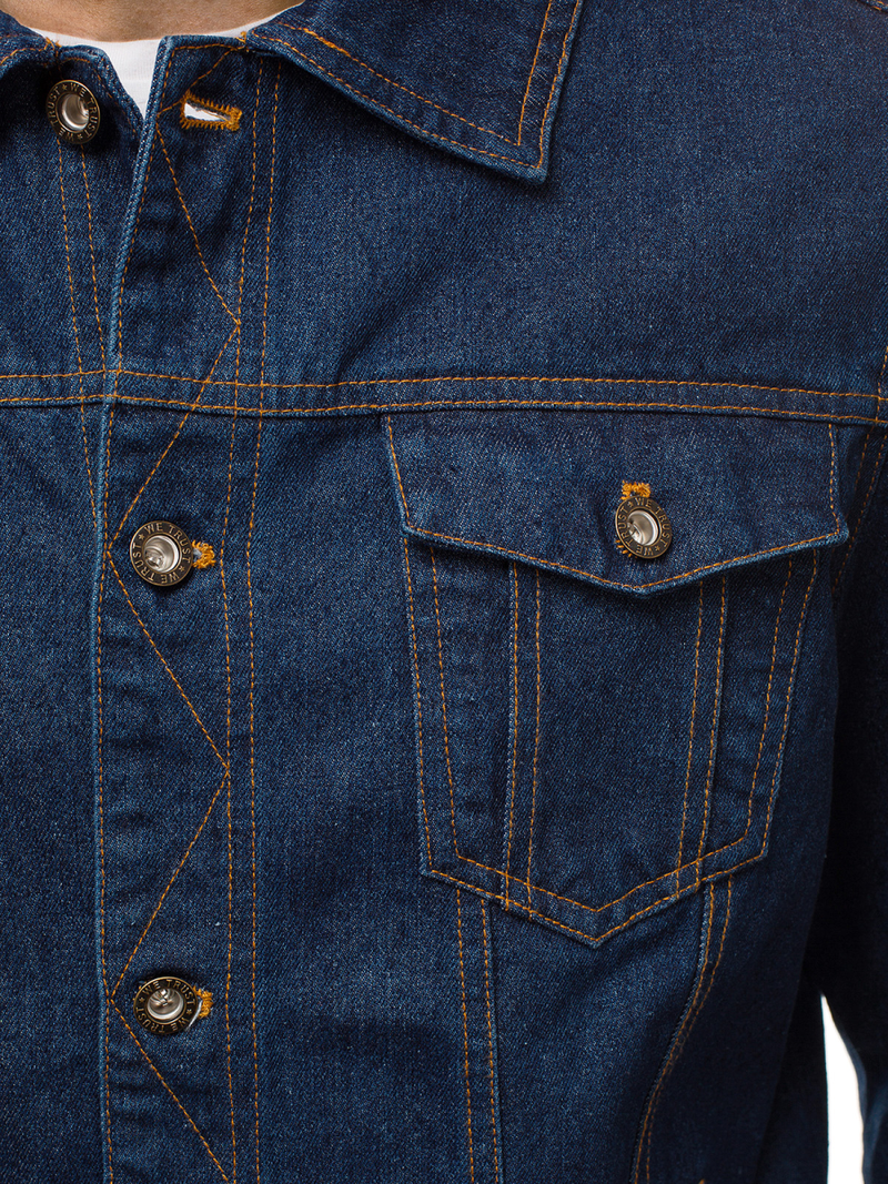 Pánska Riflová bunda Modrá OZONEE JB/JP1110