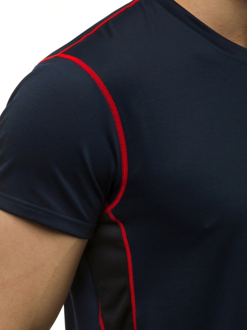 Pánske Tričko Námornícke Modré OZONEE JS/KS2104Z